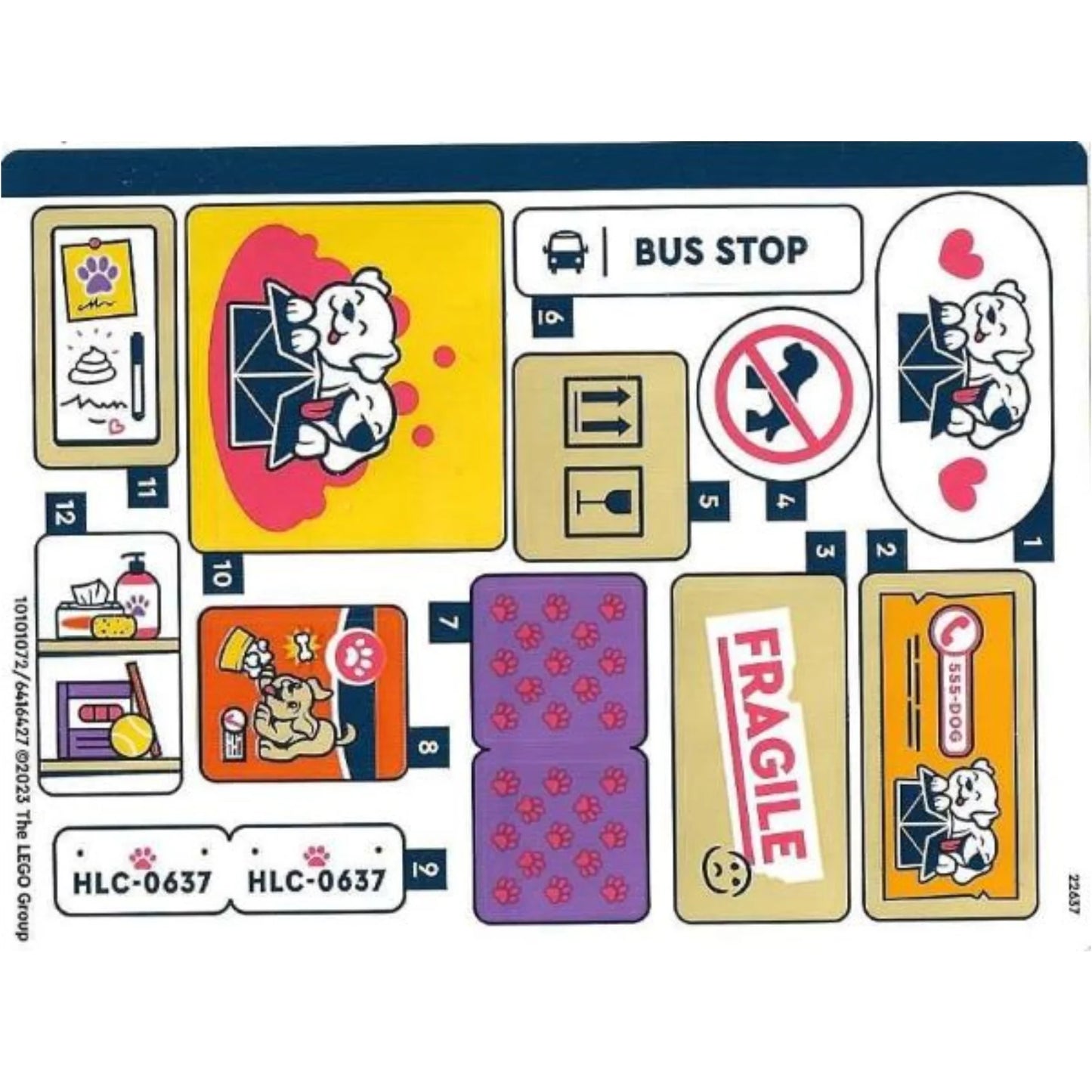 Part 41741stk01 - Sticker Sheet for Set 41741 - (10101072/6416427)