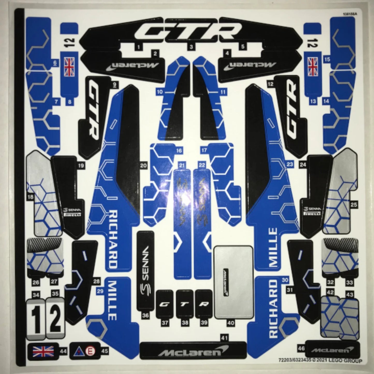 Part 42123stk01 - Sticker Sheet for Set 42123 - (72203/6323435)