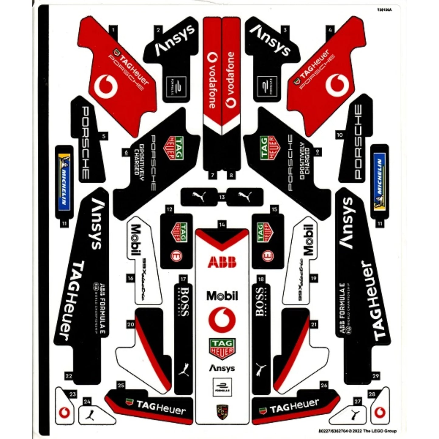 Part 42137stk01 - Sticker Sheet for Set 42137 - (80227/6362704)