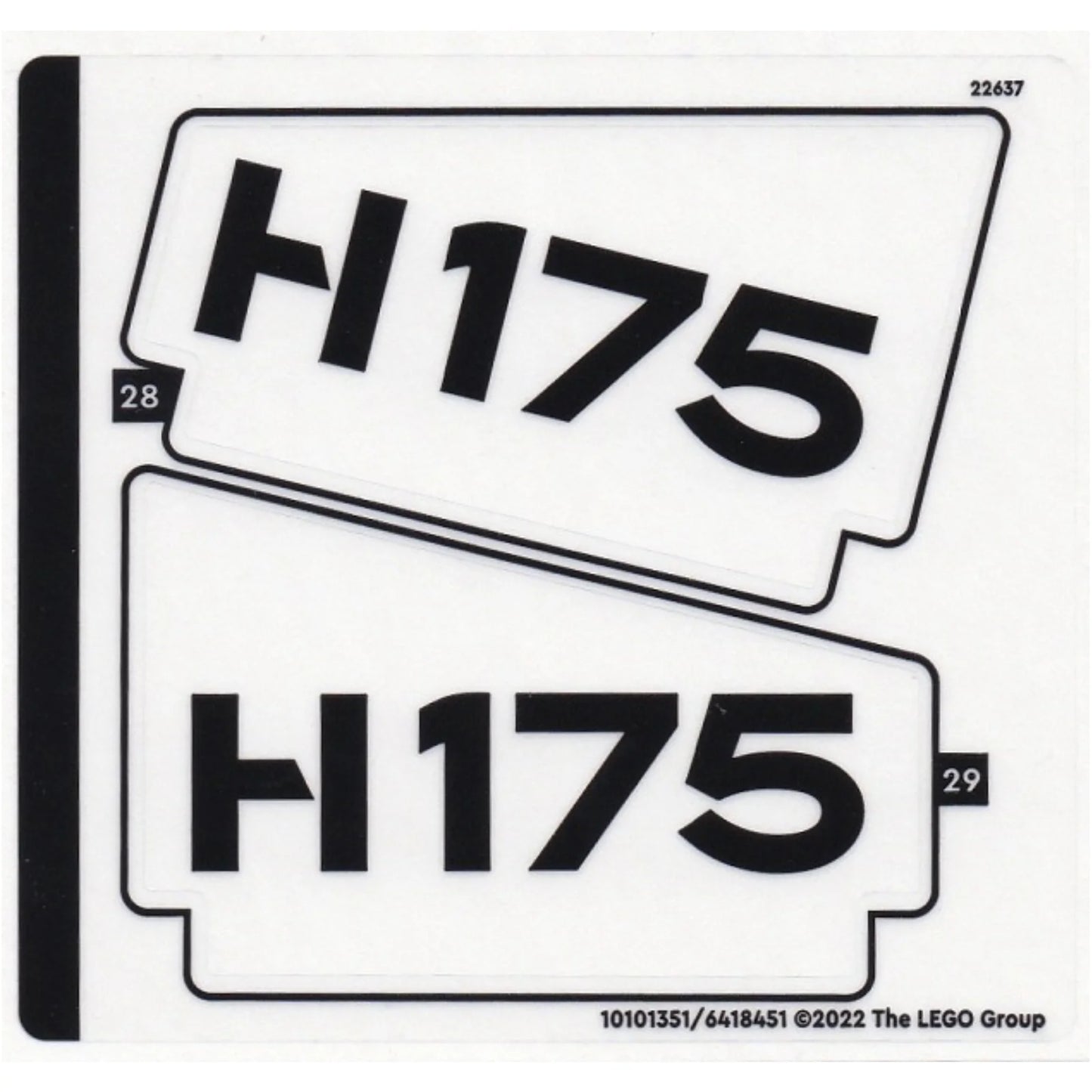 Part 42145stk02 - Sticker Sheet for Set 42145, Sheet 2 - (10101351/6418451)