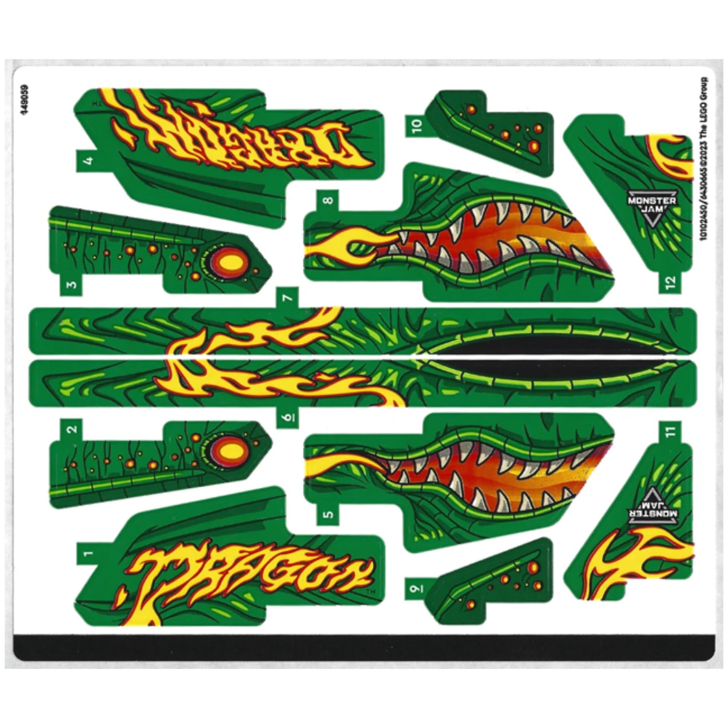 Part 42149stk01 - Sticker Sheet for Set 42149 - (10102450/6430665)
