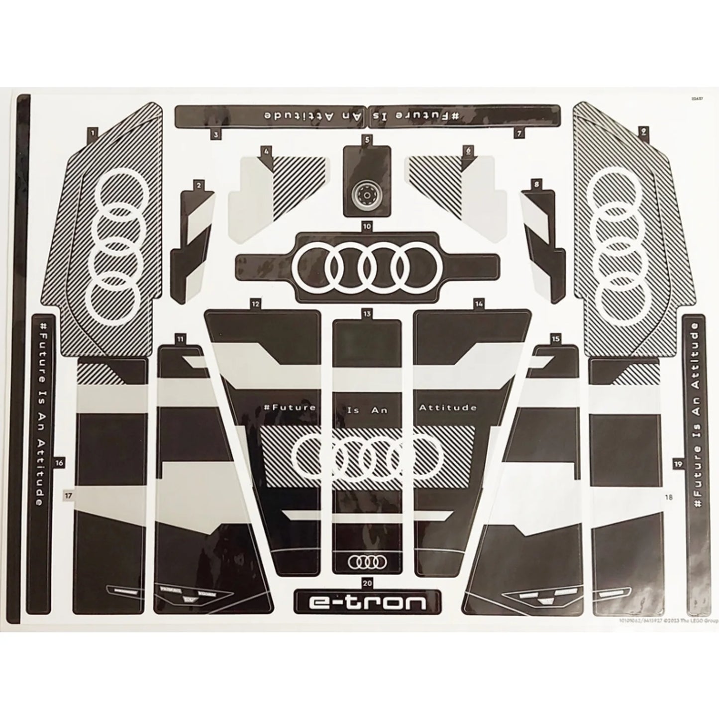 Part 42160stk01 - Sticker Sheet for Set 42160, Sheet 1 - (10101062/6415927)