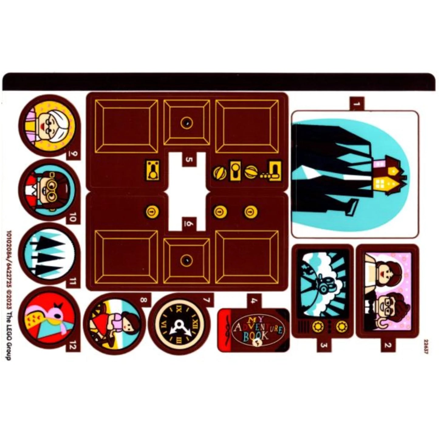 Part 43217stk01 - Sticker Sheet for Set 43217 - (10102084/6422725)
