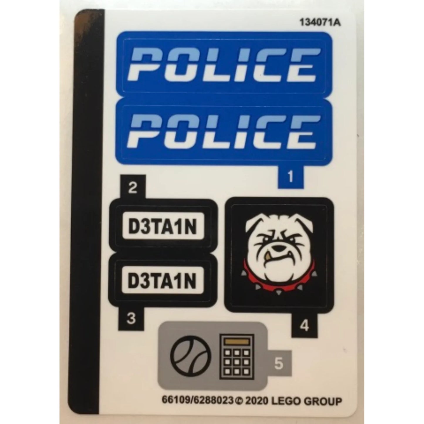 Part 60242stk01 - Sticker Sheet for Set 60242 - (66109/6288023)