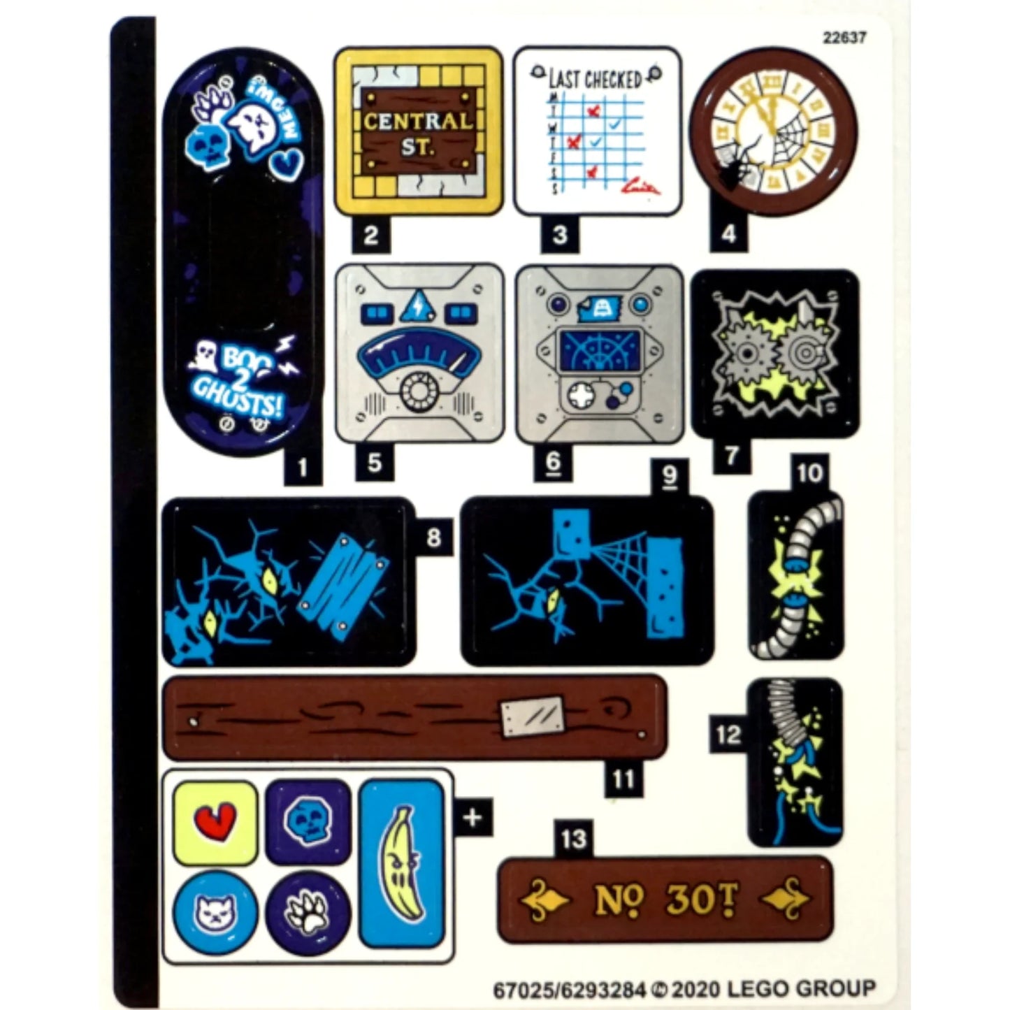 Part 70430stk01 - Sticker Sheet for Set 70430 - (67025/6293284)