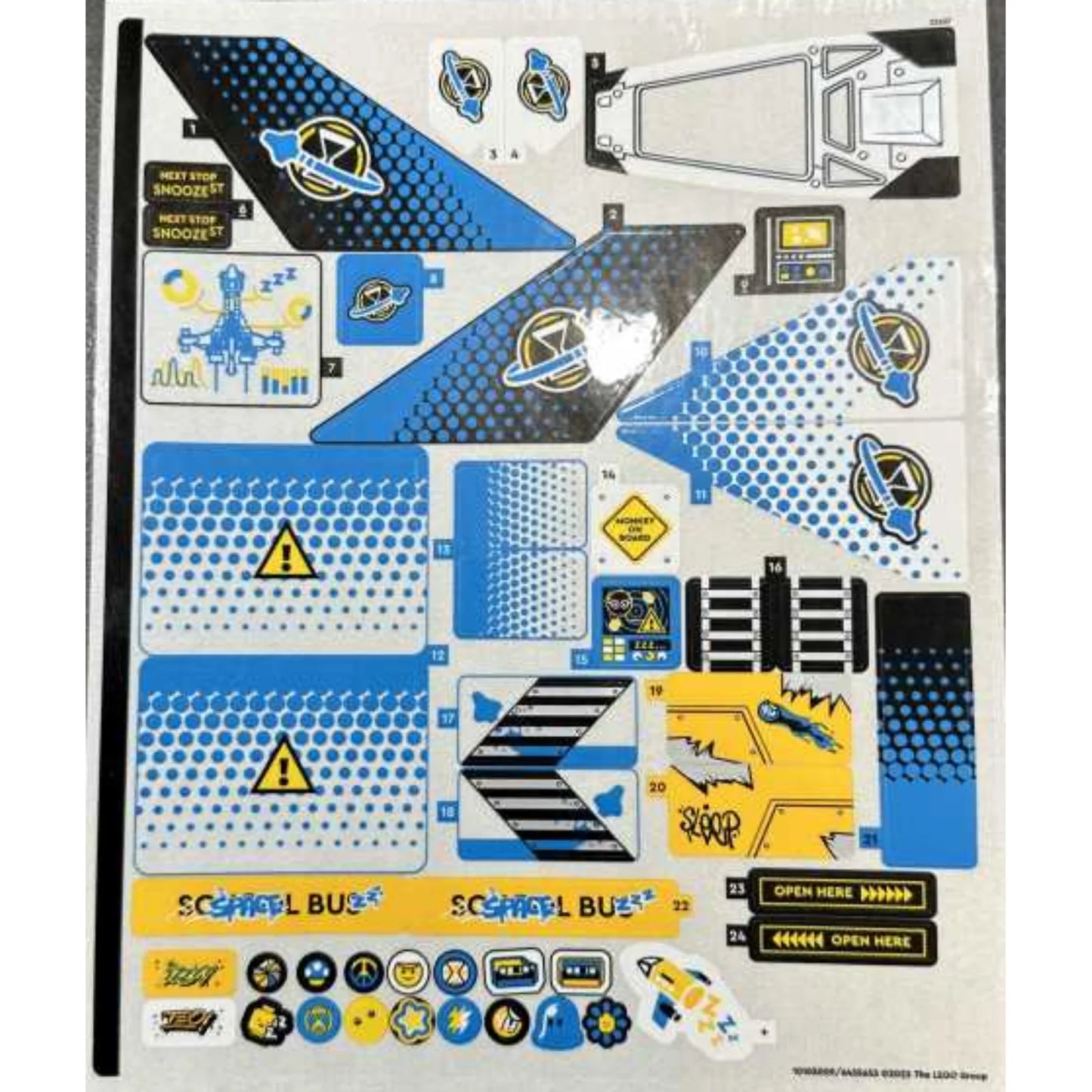 Part 71460stk01 - Sticker Sheet for Set 71460 - (10105009/6455653)