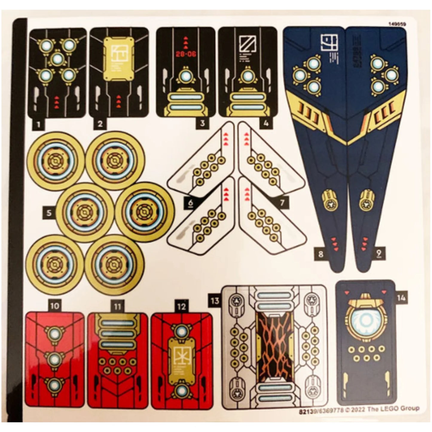 Part 71765stk01 - Sticker Sheet for Set 71765 - (82139/6369778)
