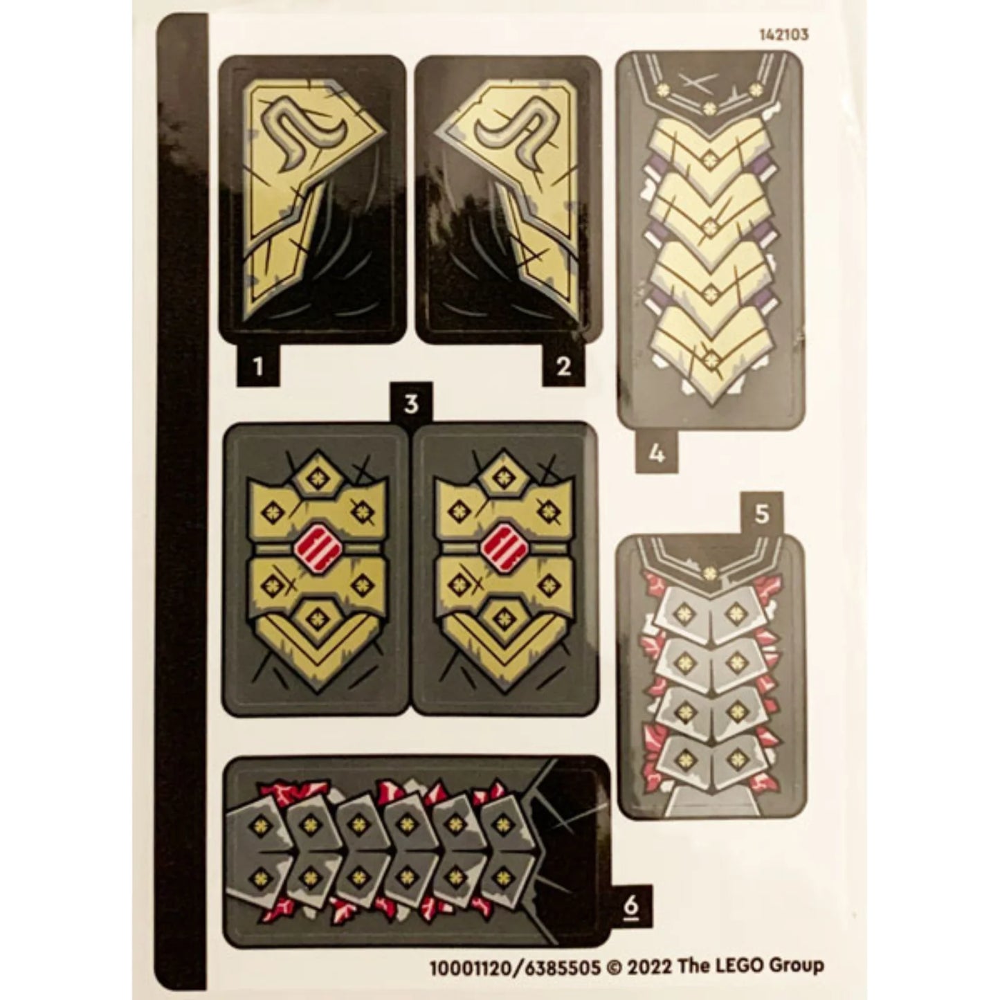 Part 71772stk01 - Sticker Sheet for Set 71772 - (10001120/6385505)