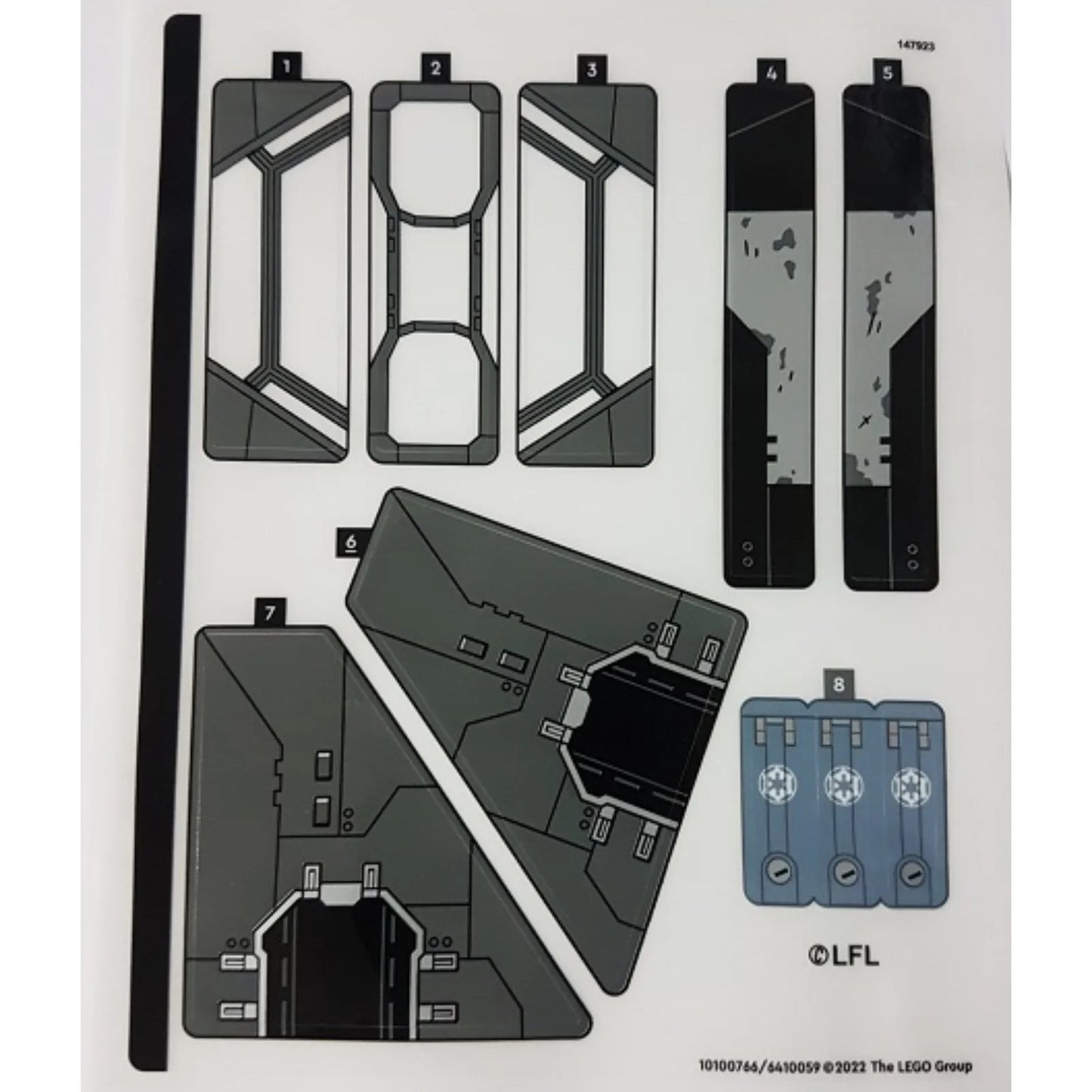 Part 75323stk01 - Sticker Sheet for Set 75323 - (10100766/6410059)