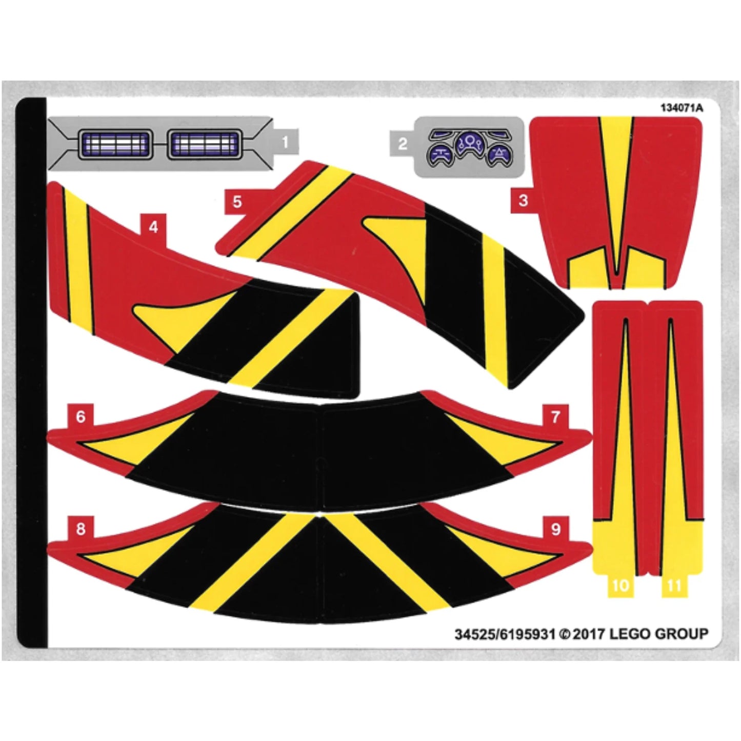 Part 76084stk01 - Sticker Sheet for Set 76084 - (34525/6195931)