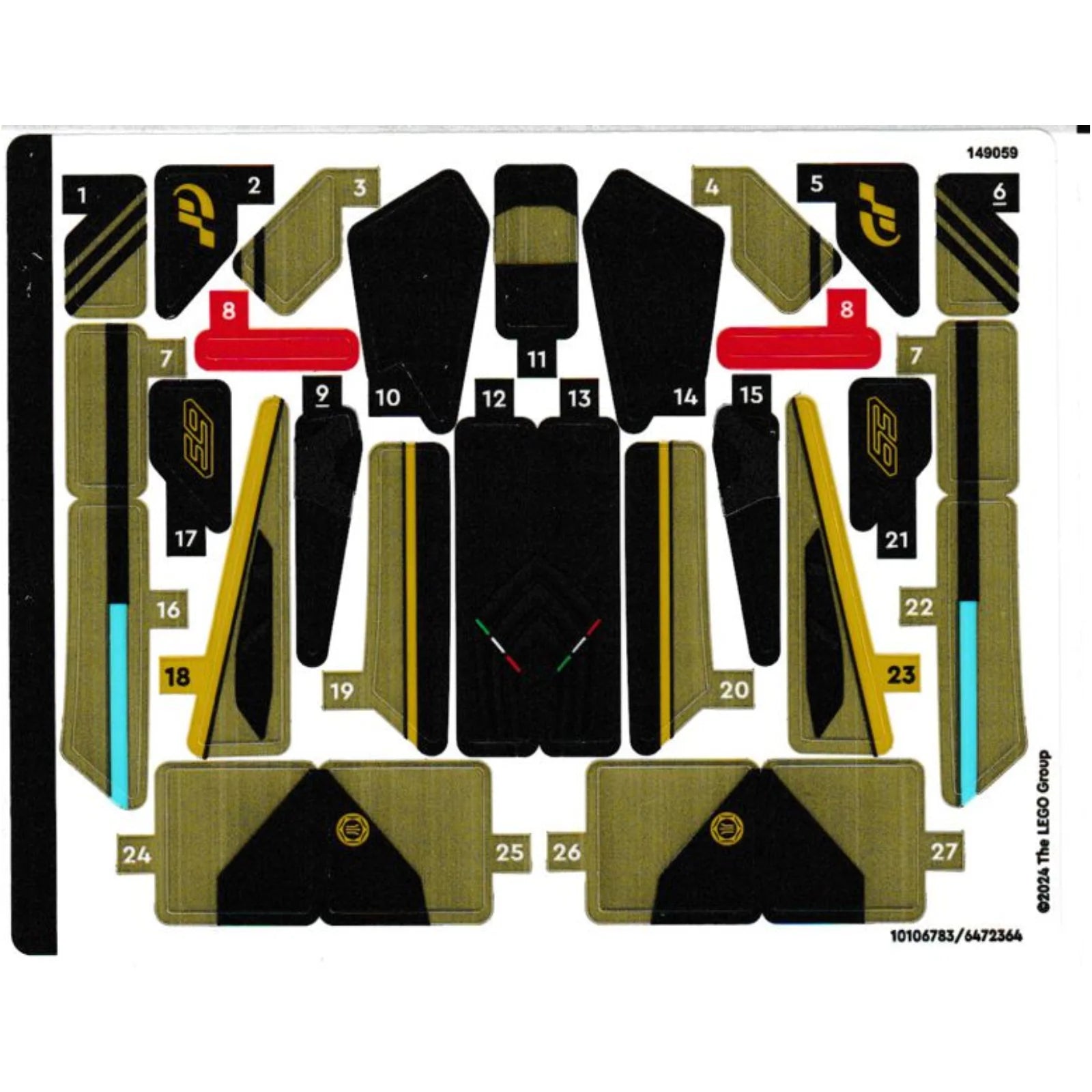 Part 76923stk01 - Sticker Sheet for Set 76923 - (10106783/6472364 ...