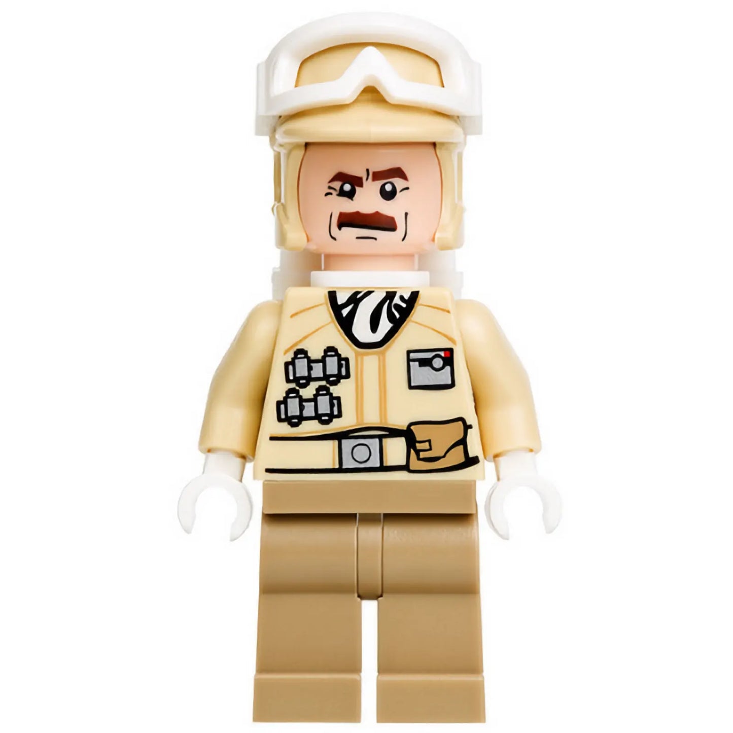 Minifigur sw0425 - Hoth Rebel Trooper Tan Uniform (Schnurrbart)