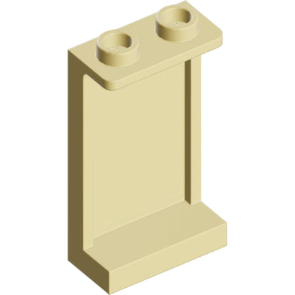 Part 87544 - Panel 1 x 2 x 3 with Side Supports - Hollow Studs