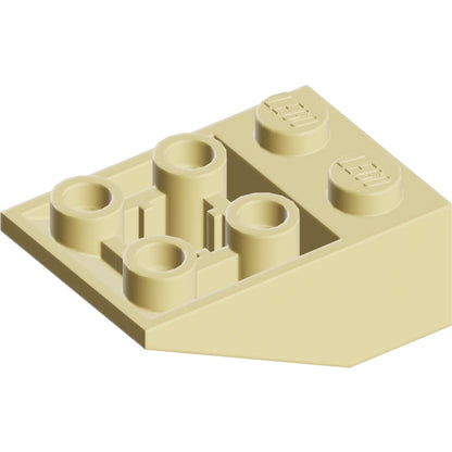 Part 3747b - Slope, Inverted 33 3 x 2 with Flat Bottom Pin and Connections between Studs