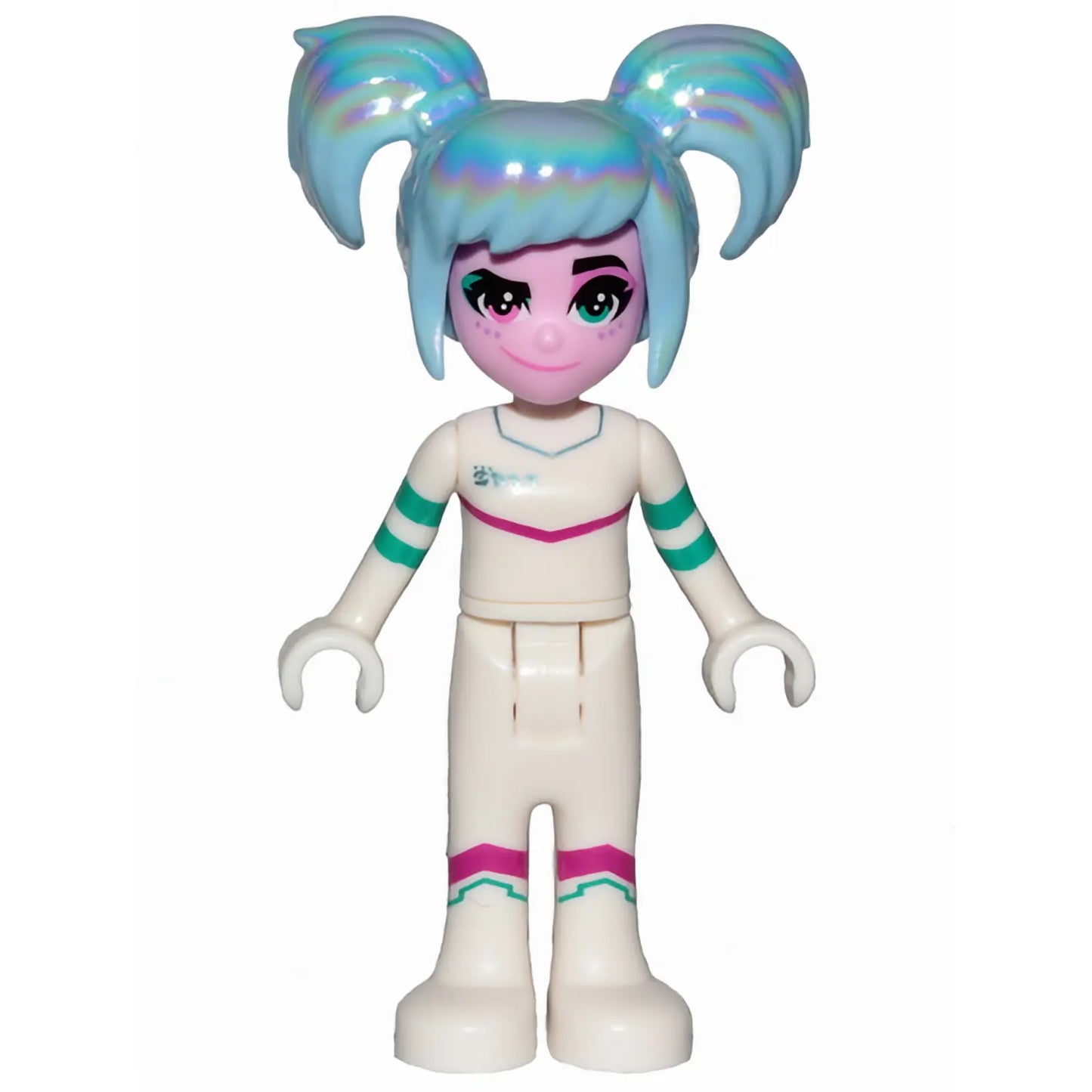 Minifig tlm143 - Sweet Mayhem - Crooked Smile, Raised Eyebrow, Hair