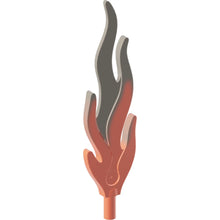 Part 85959pb06 - Wave Rounded Straight Large with Bar End (Flame) with Marbled Trans-Brown Pattern