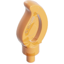 Part 37775 - Wave Rounded Straight Single with Small Pin End (Candle Flame)