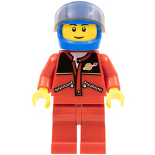 Minifig twn163 - Red Jacket with Zipper Pockets and Classic Space Logo, Red Legs, Blue Helmet