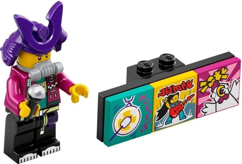Set vidbm01-2 - Samurapper, Vidiyo Bandmates, Series 1 (Complete Set with Stand and Accessories)