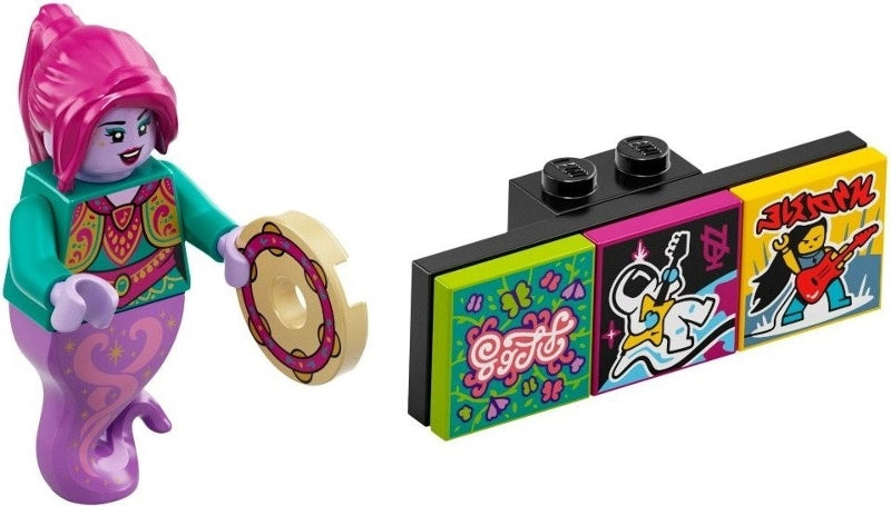 Set vidbm01-5 – Genie Dancer, Vidiyo Bandmates, Serie 1 (Komplettset mit Ständer und Zubehör)