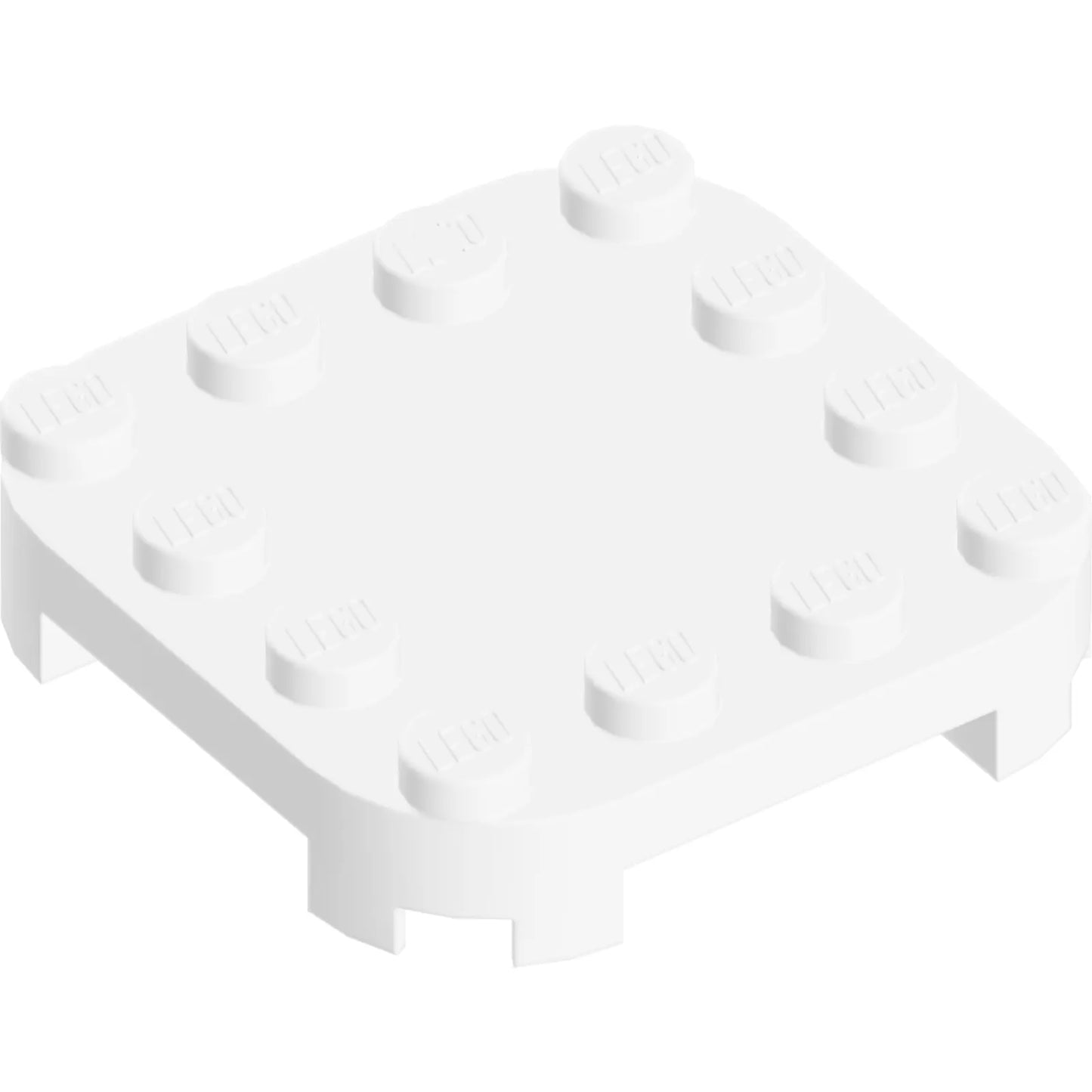Part 66792 - Plate, Modified 4 x 4 with Rounded Corners and 4 Feet