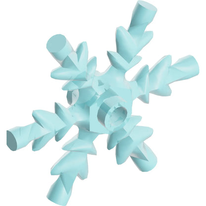 Part x789 - Rock 4 x 4 Crystal, Ice Snowflake