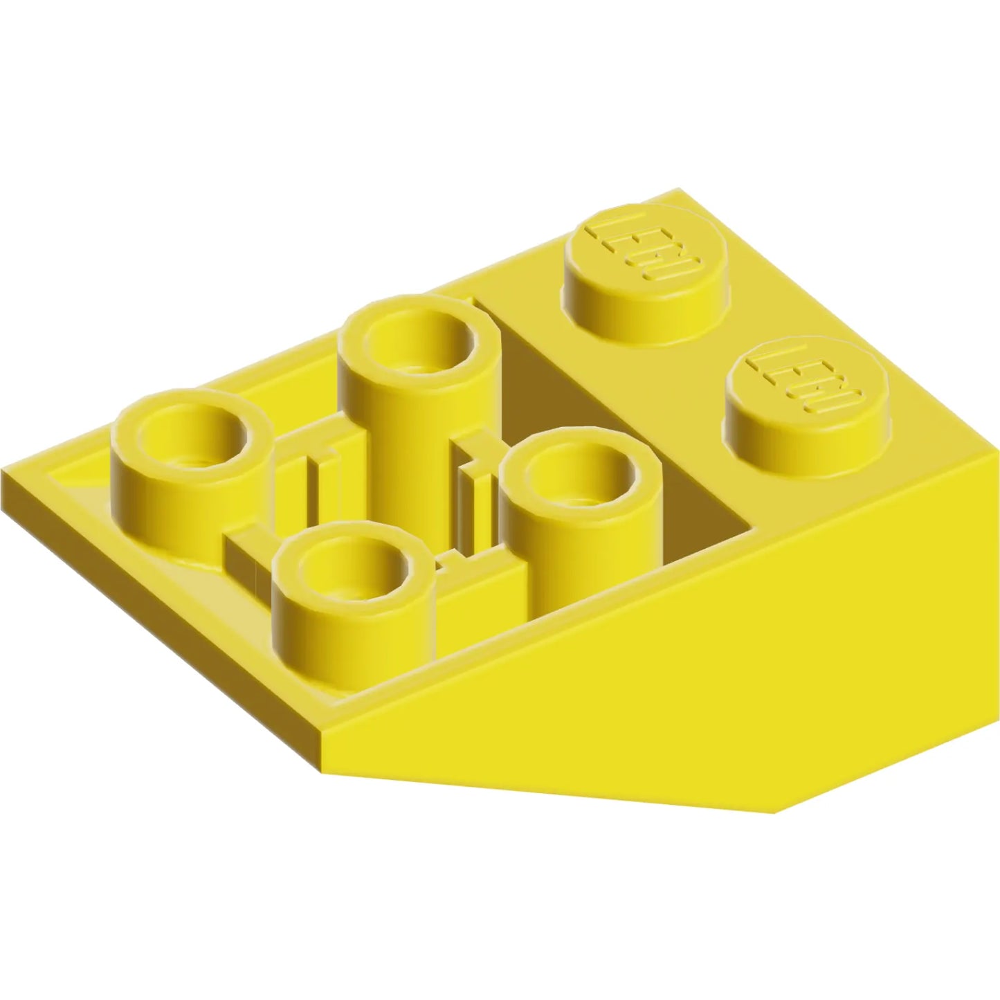 Part 3747b - Slope, Inverted 33 3 x 2 with Flat Bottom Pin and Connections between Studs